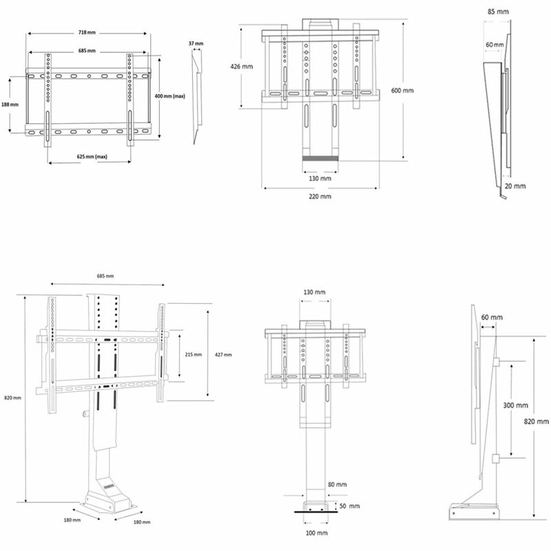 Support tv motorisé, support ascenseur motorise pour ecran tv, support tv electrique, meuble tv escamotable, ascenseur tv, leve ecran, tv lift